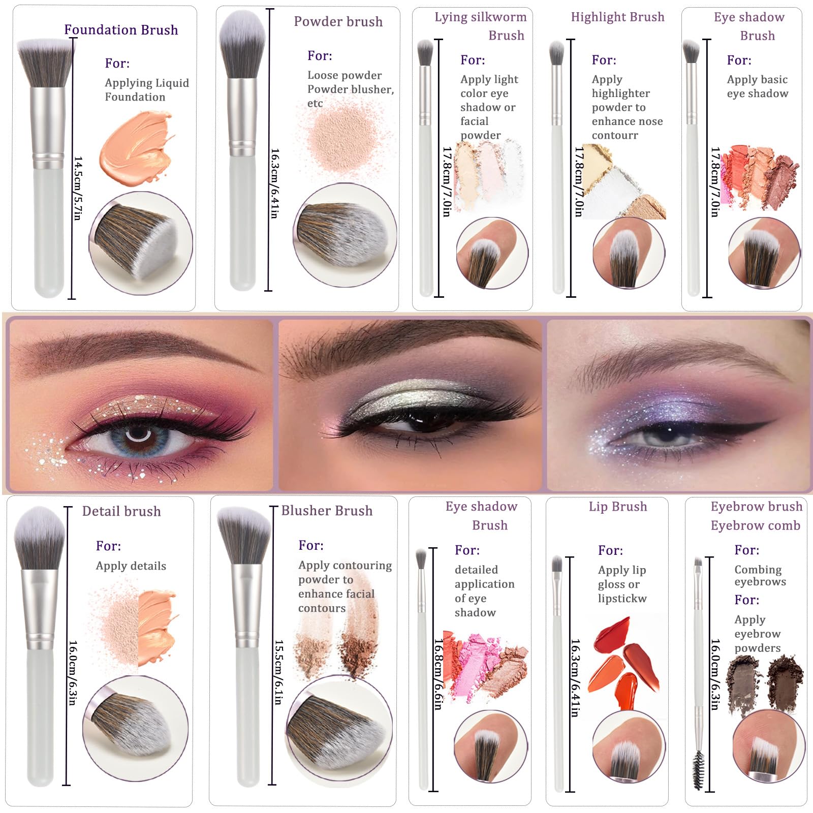 YJ-Anyue duo sponges designed for flawless foundation blending.