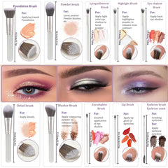 YJ-Anyue duo sponges designed for flawless foundation blending.