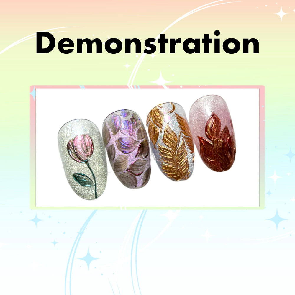 YJMyujimi 3D petal design with multiple layers for depth