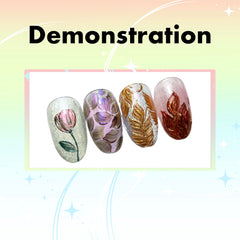 YJMyujimi 3D petal design with multiple layers for depth