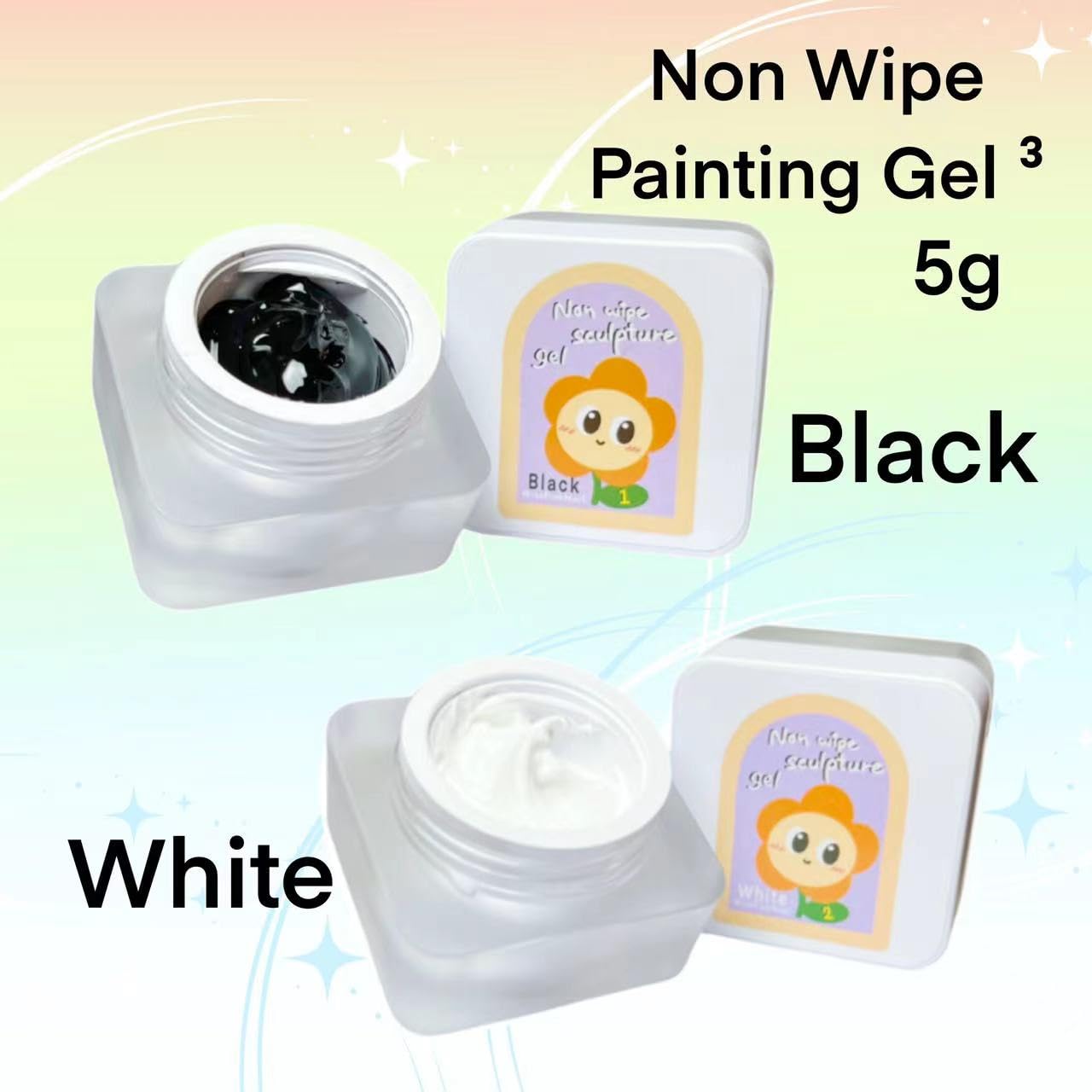 YJMyujimi clear stroke gel offers crisp lines for fine nail art