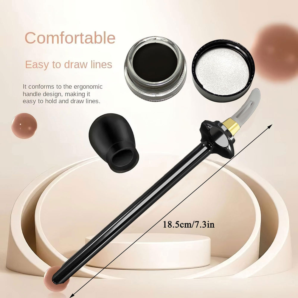 Ylapagne ergonomic eyeliner applicator follows eye shape for delicate makeup