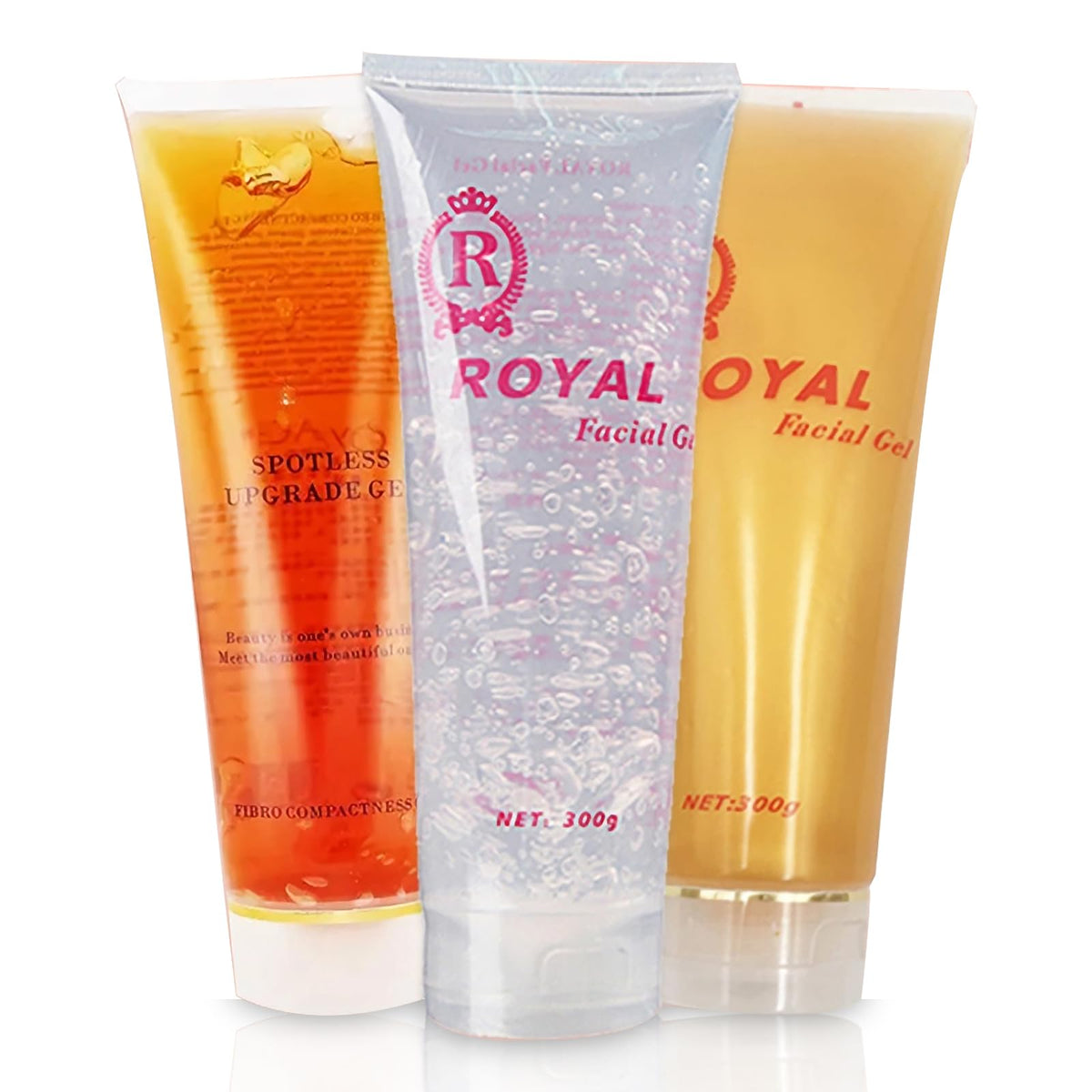 YMEYFAN 3pcs conductive gel packaging for beauty devices.