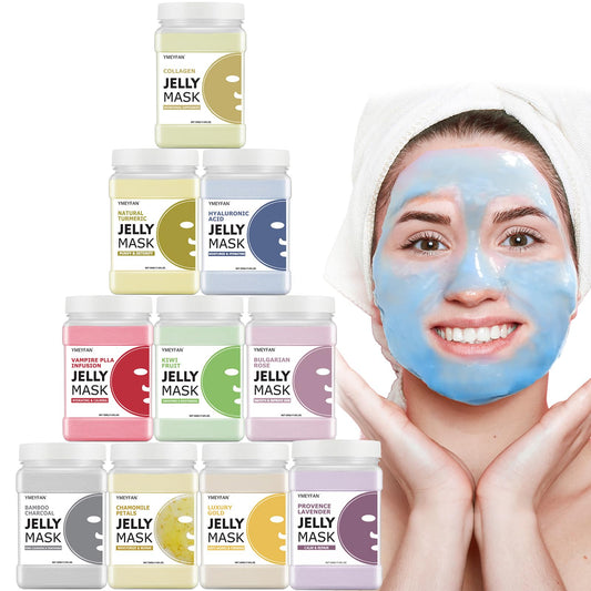 YMEYFAN jelly mask powder jars bulk pack for professional salon use