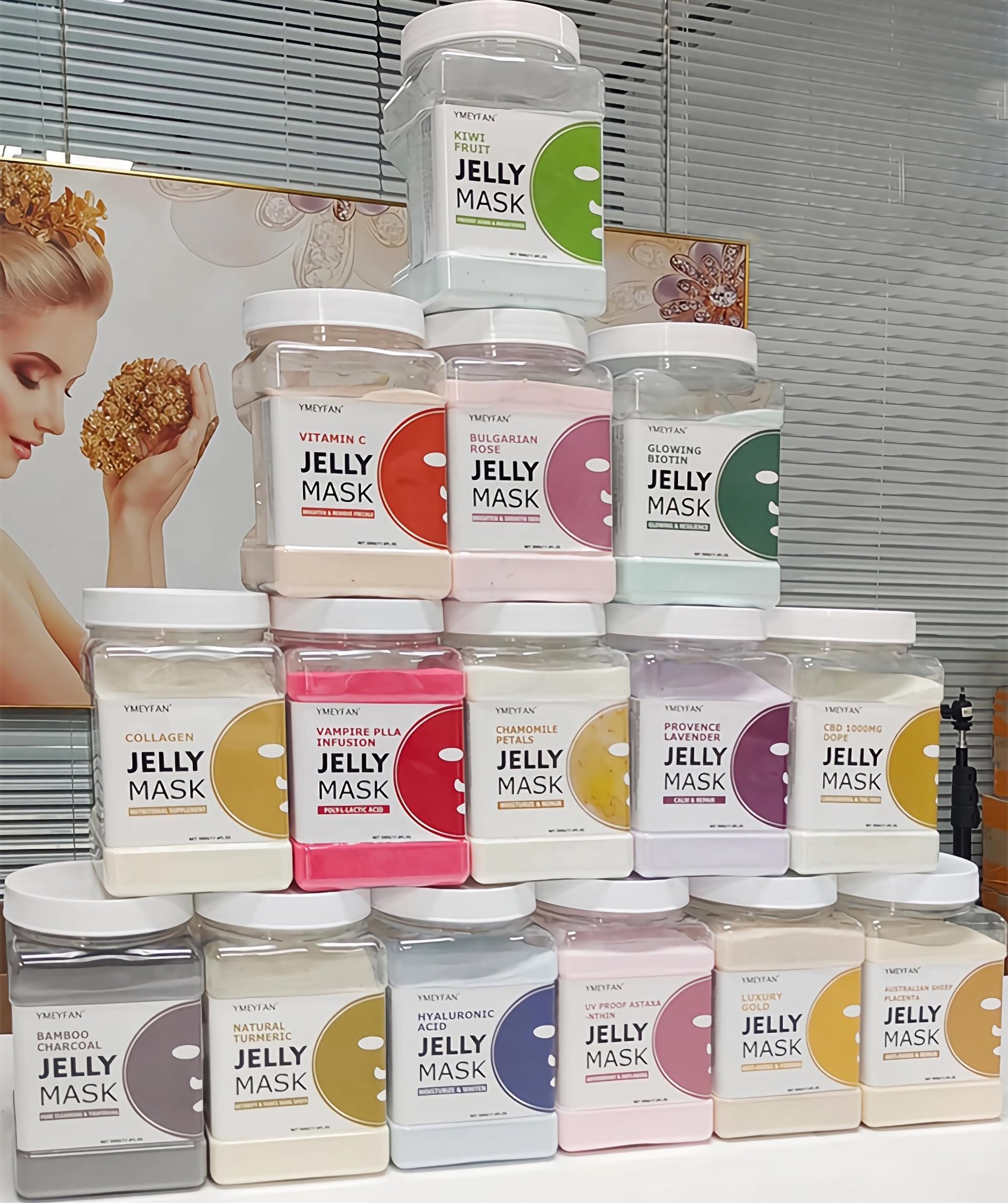 YMEYFAN mixing bowl and jelly mask powder for easy preparation