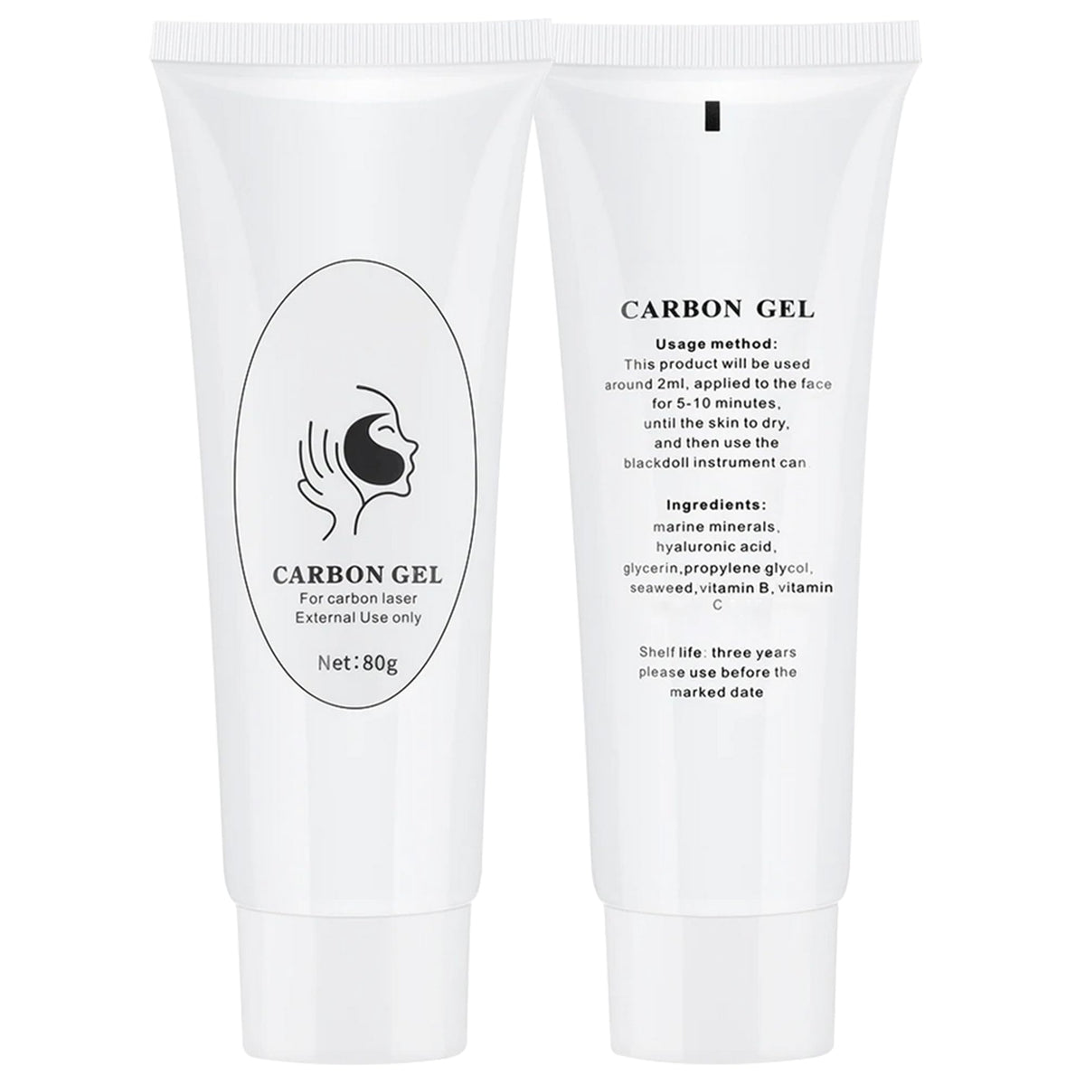 YMEYFAN carbon peeling gel packaging highlighting premium, user-friendly design for deep cleansing
