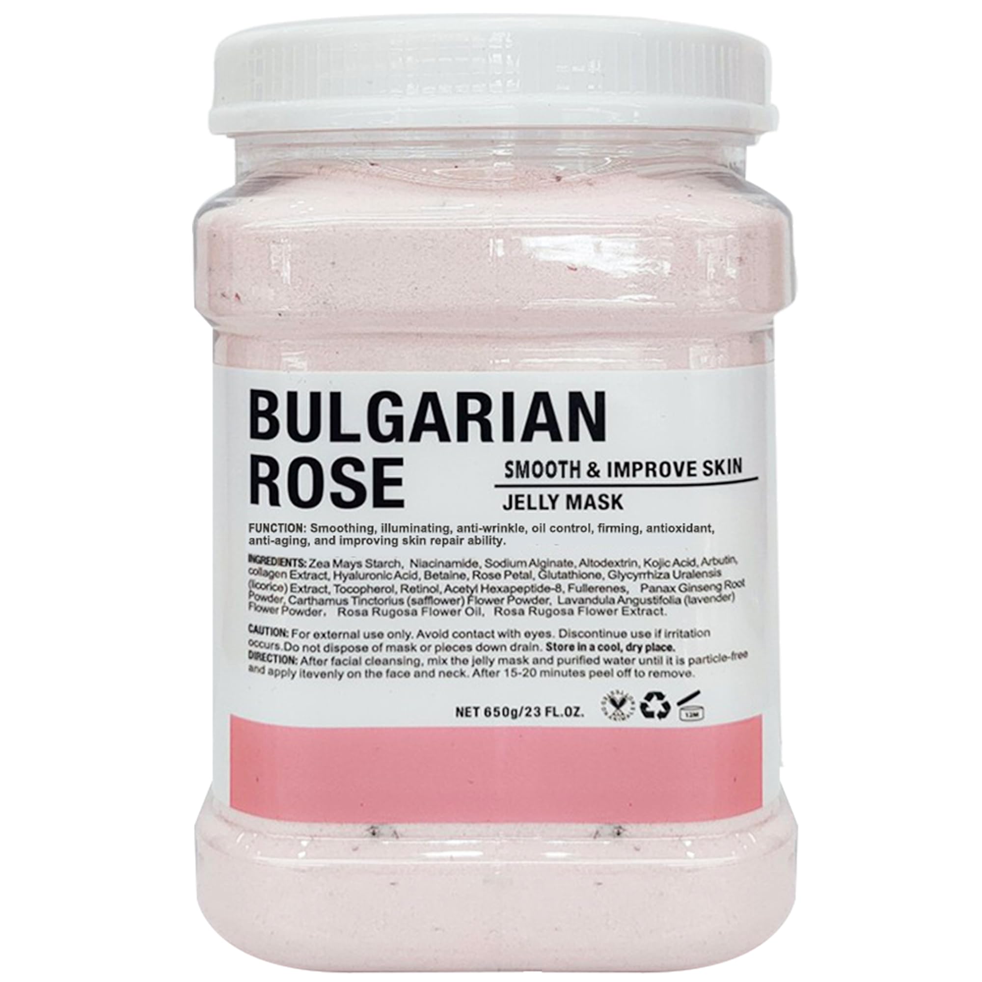 YMEYFAN Rose Jelly Mask Powder for deep hydration and a radiant complexion.