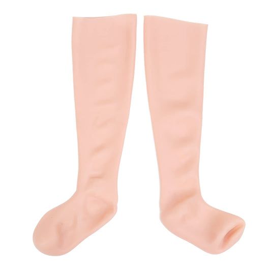 Ymiko anti-crack cuticle-softening socks pack front for soft, hydrated feet