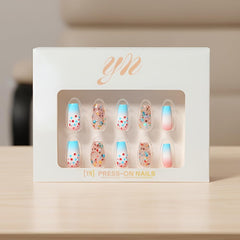 YN Young Nails Rocket Glitz application on hand shows instant style upgrade.