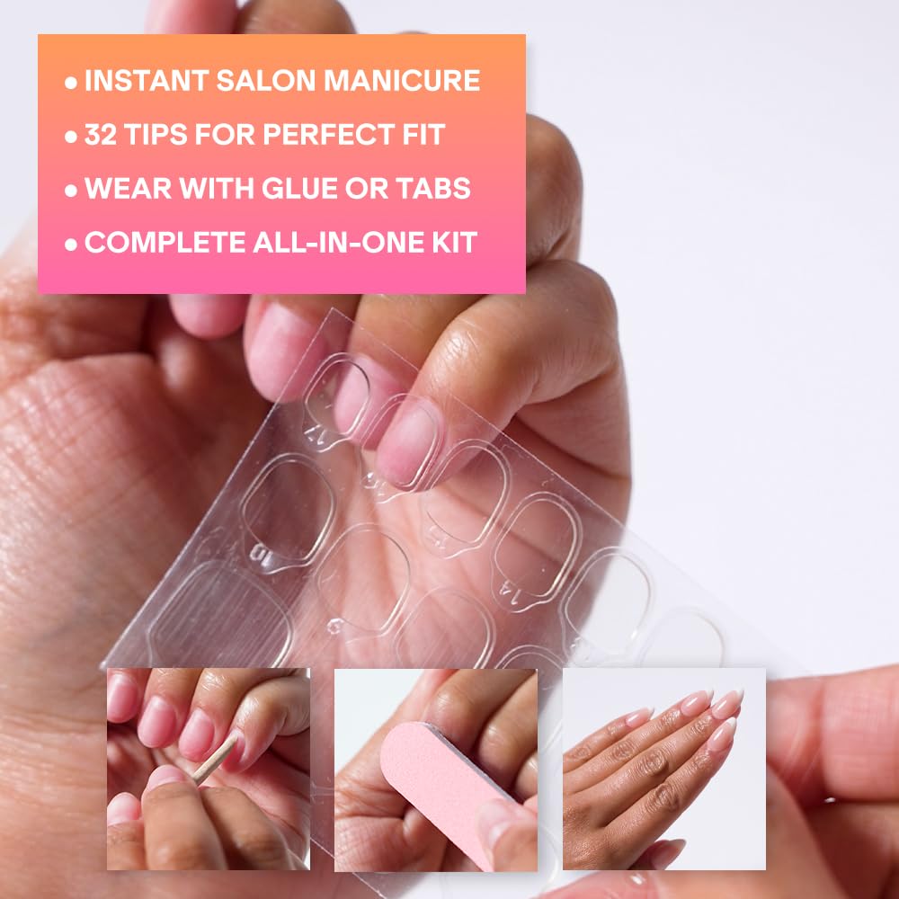YN Young Nails Rocket Glitz tabs aid quick removal without damage.
