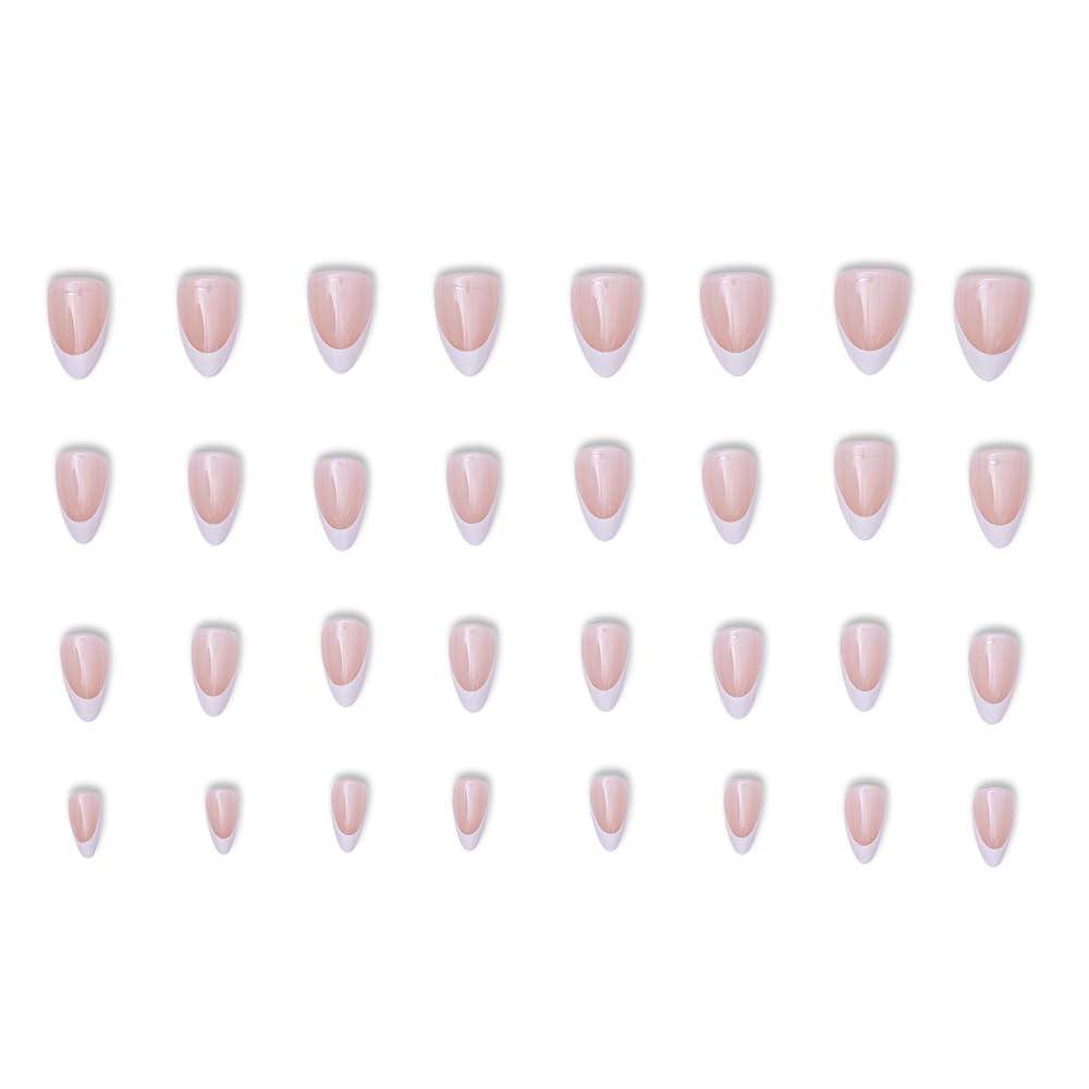 YN Young Nails all-in-one kit with glue, file, tabs for at home use