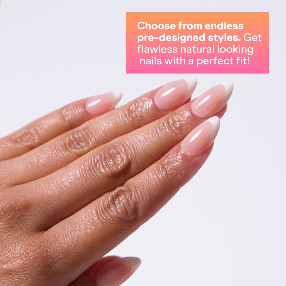YN Young Nails customizable fit for wide nail beds and natural look