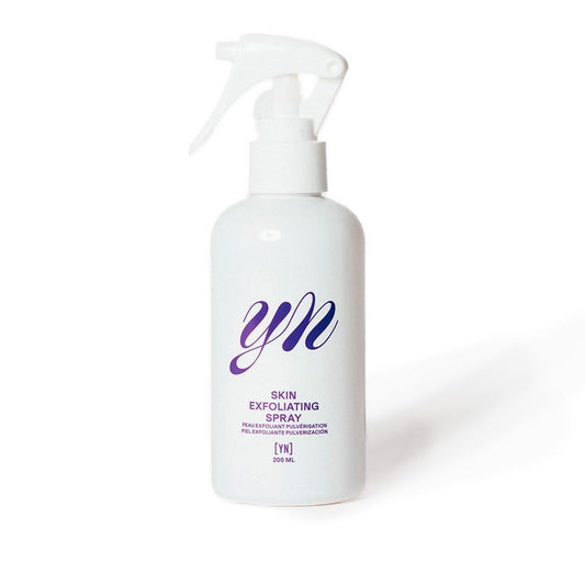 YN Young Nails exfoliating spray preps hands and feet for smoother manicures.
