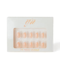 YN Young Nails press on nails in bold blue for a quick chic upgrade