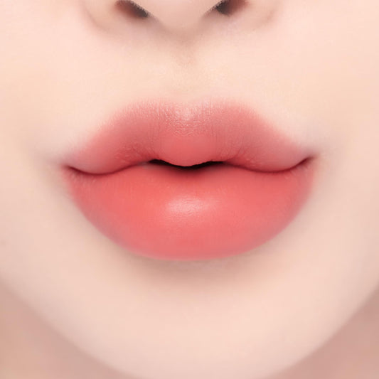 Close-up of Rose Beige application showing smooth, even lip color