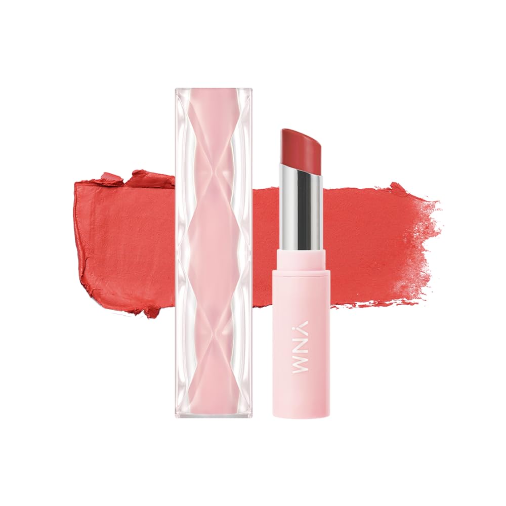 YNM Cream Matte Lipstick Rose Beige swatch showing rich color payoff