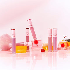 YNM Heart Jelling Tint close-up reveals dewy gel like texture