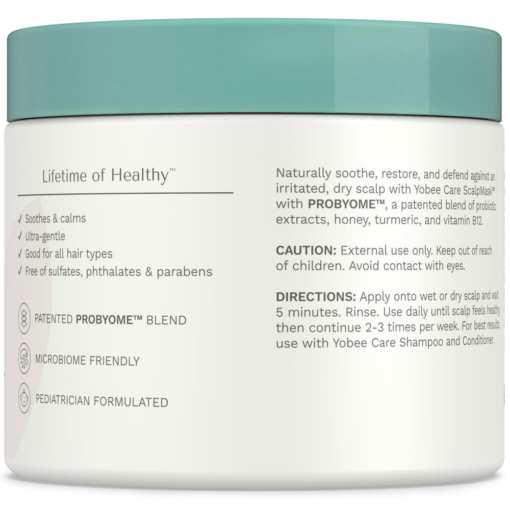 Yobee Ultra Gentle Scalp Mask cradle cap relief supports scalp health