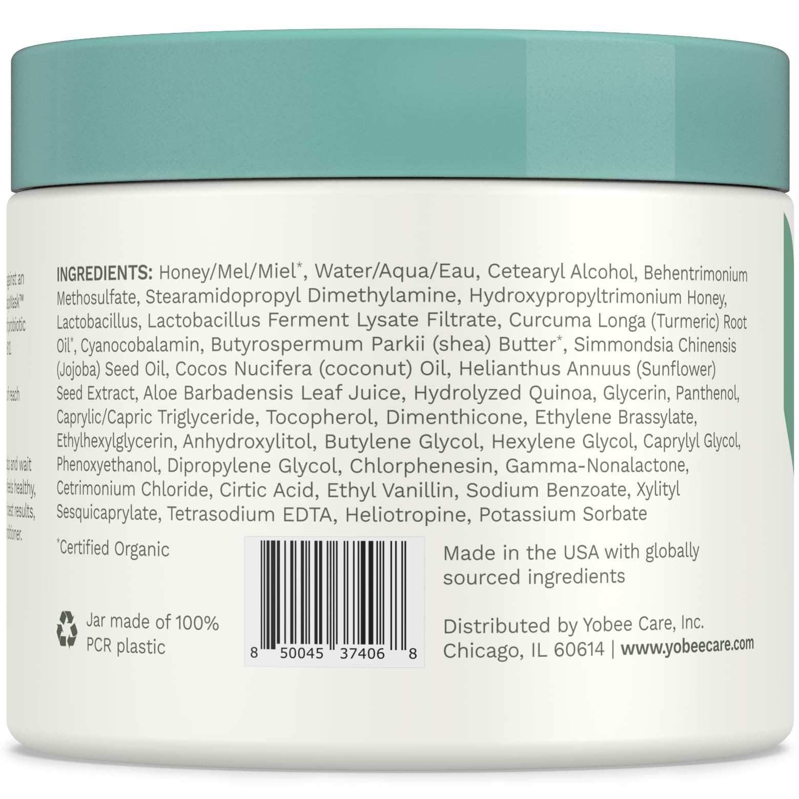 Yobee Ultra Gentle Scalp Mask pediatrician approved label for trust