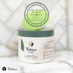 Yobee Ultra Gentle Scalp Mask safe ingredients label shows sulfate-free formula
