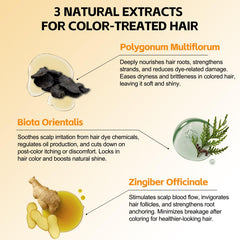 Wait time of 25–45 minutes with Yocisku Coffee Hair Dye Shampoo.