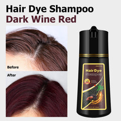Foamy lather demonstrates gentle cleansing with Yocisku Hair Dye Shampoo.