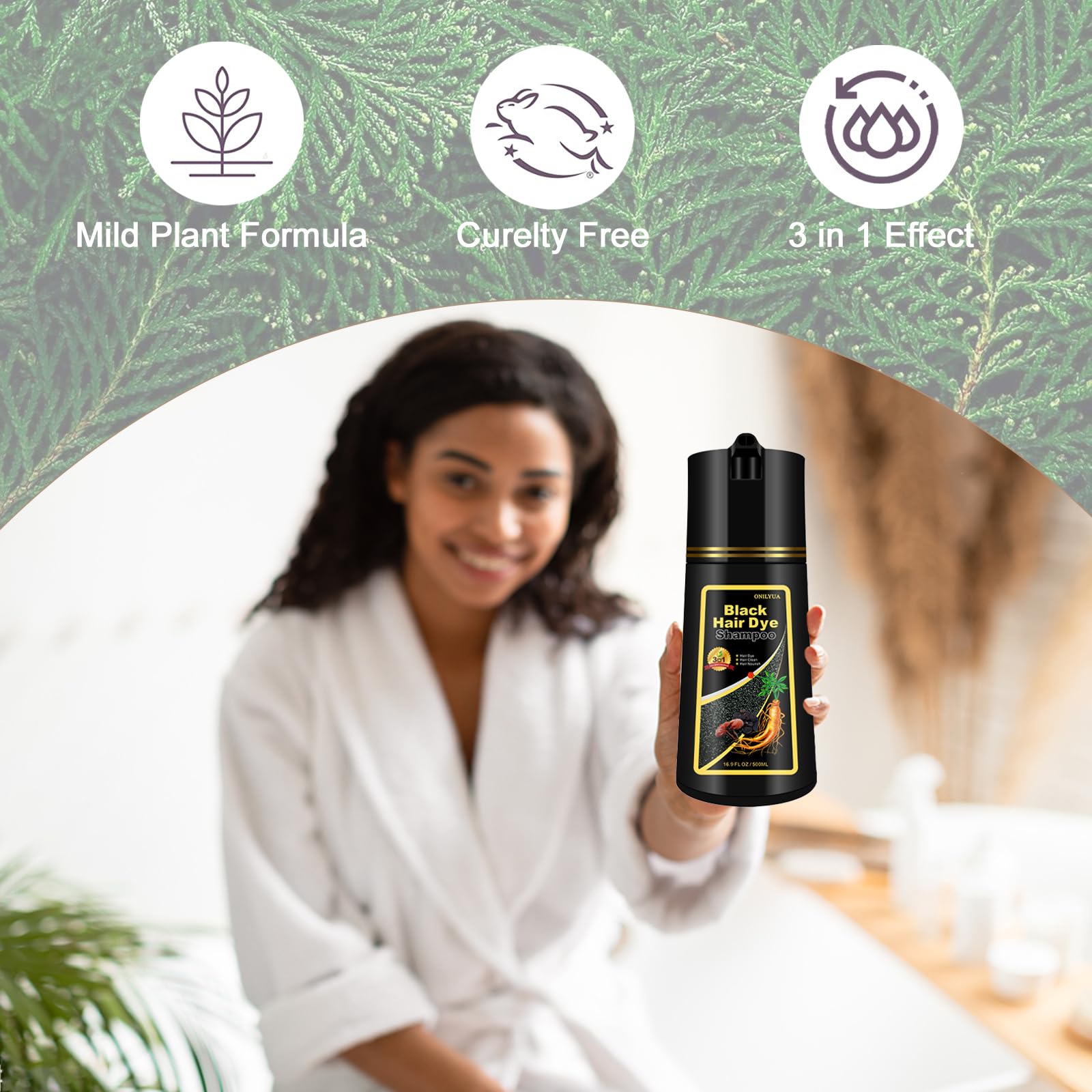 Plant essence extracts in Yocisku Shampoo support healthy-feeling hair.