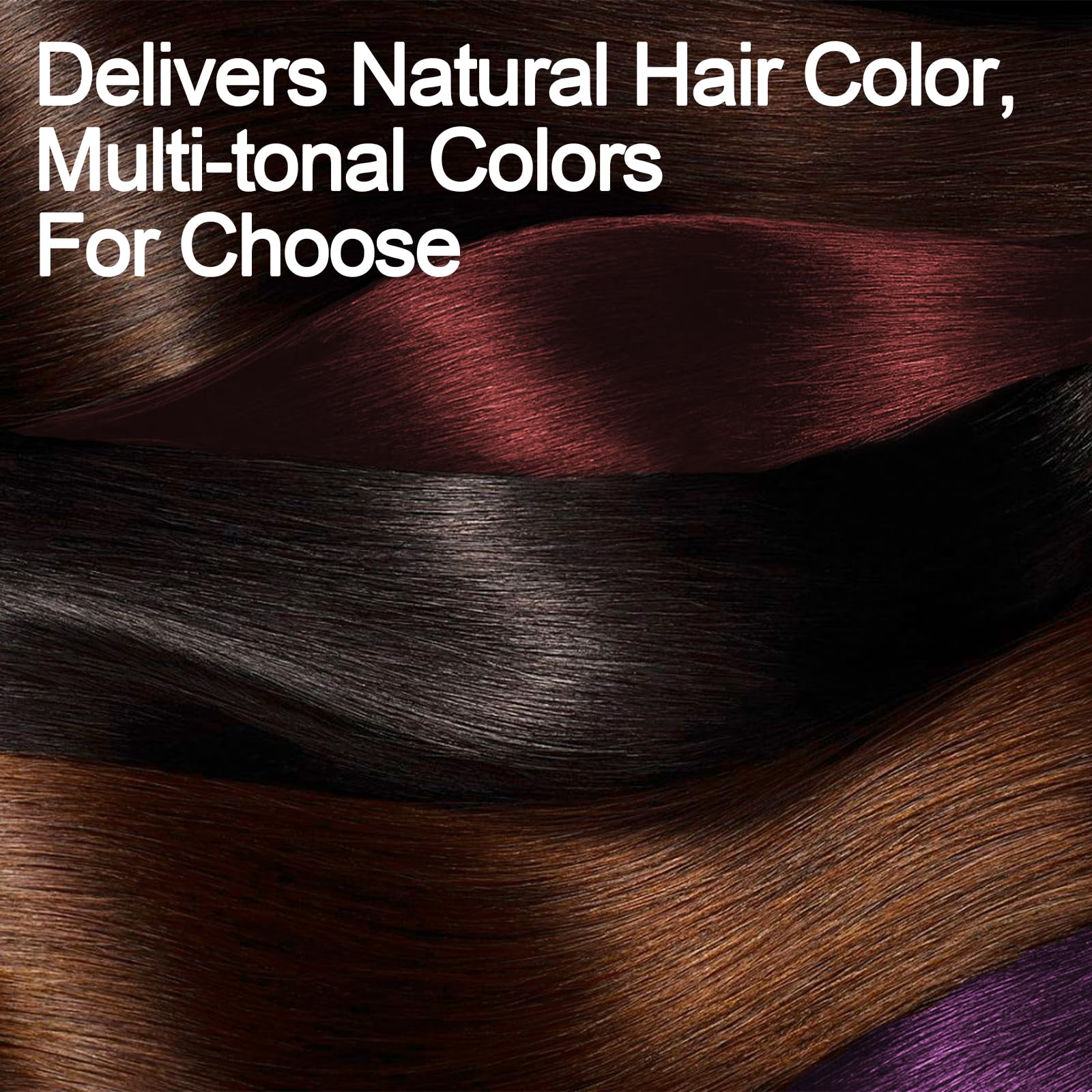 Yocisku Hair Dye Shampoo nourishes with plant extracts while coloring