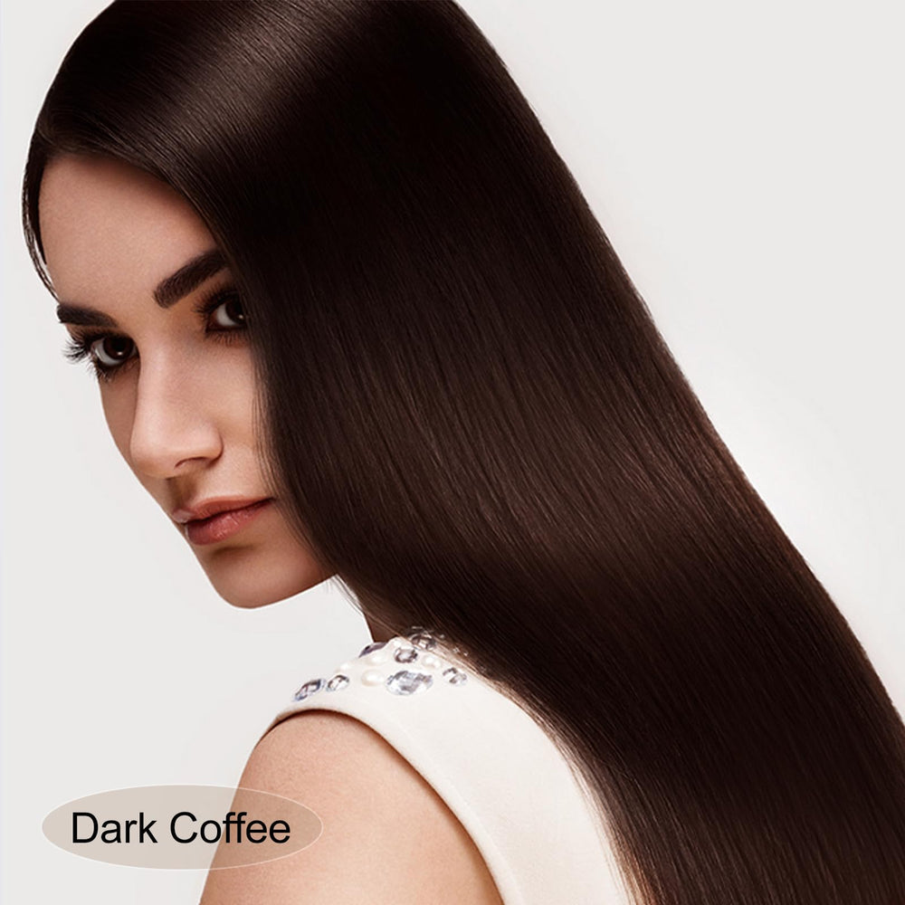 Yocisku Hair Dye Shampoo bottle highlights plant extract formula for gentle color.