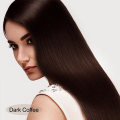 Yocisku Hair Dye Shampoo bottle highlights plant extract formula for gentle color.