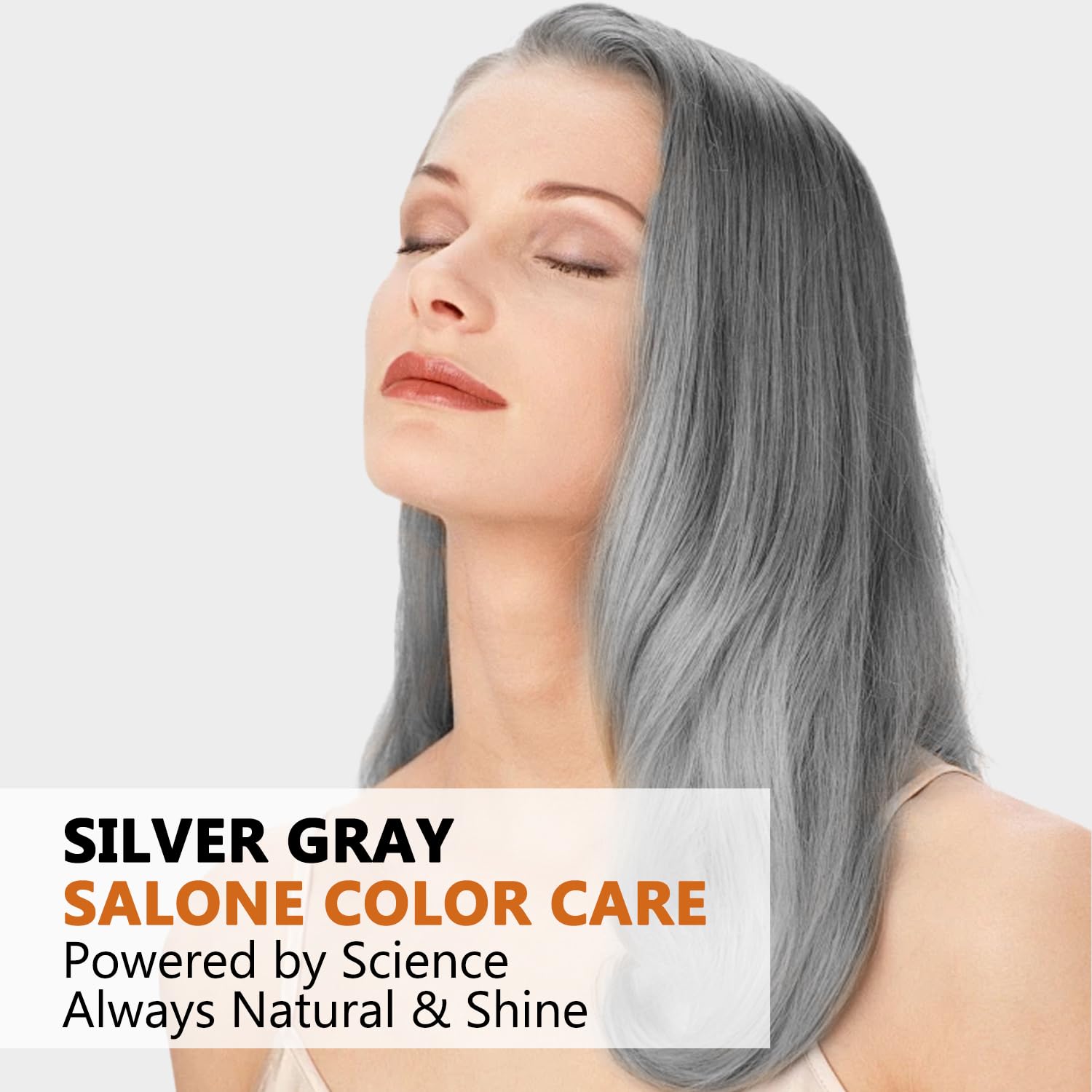 Yocisku Silver Gray Hair Dye Shampoo application creamy foam coats hair evenly