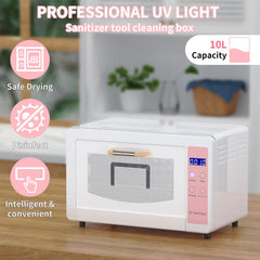 Yofuly 10L sterilizer interior dimensions highlight spacious chamber.
