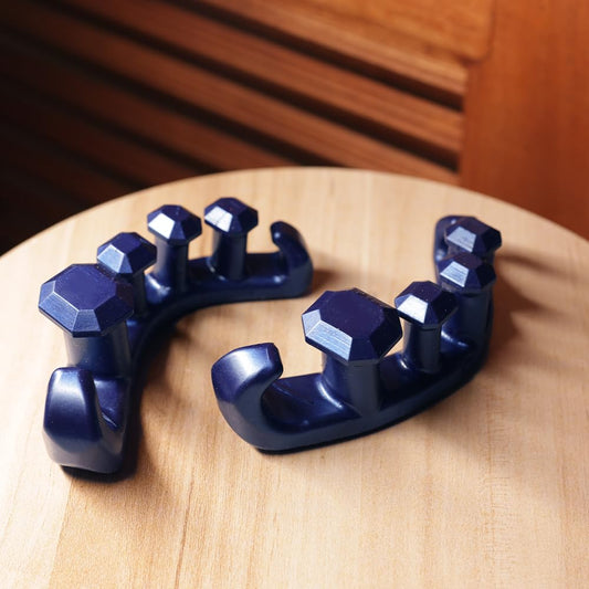 YogaToes Gems for Men toe spacers worn during workouts enhance foot mobility.