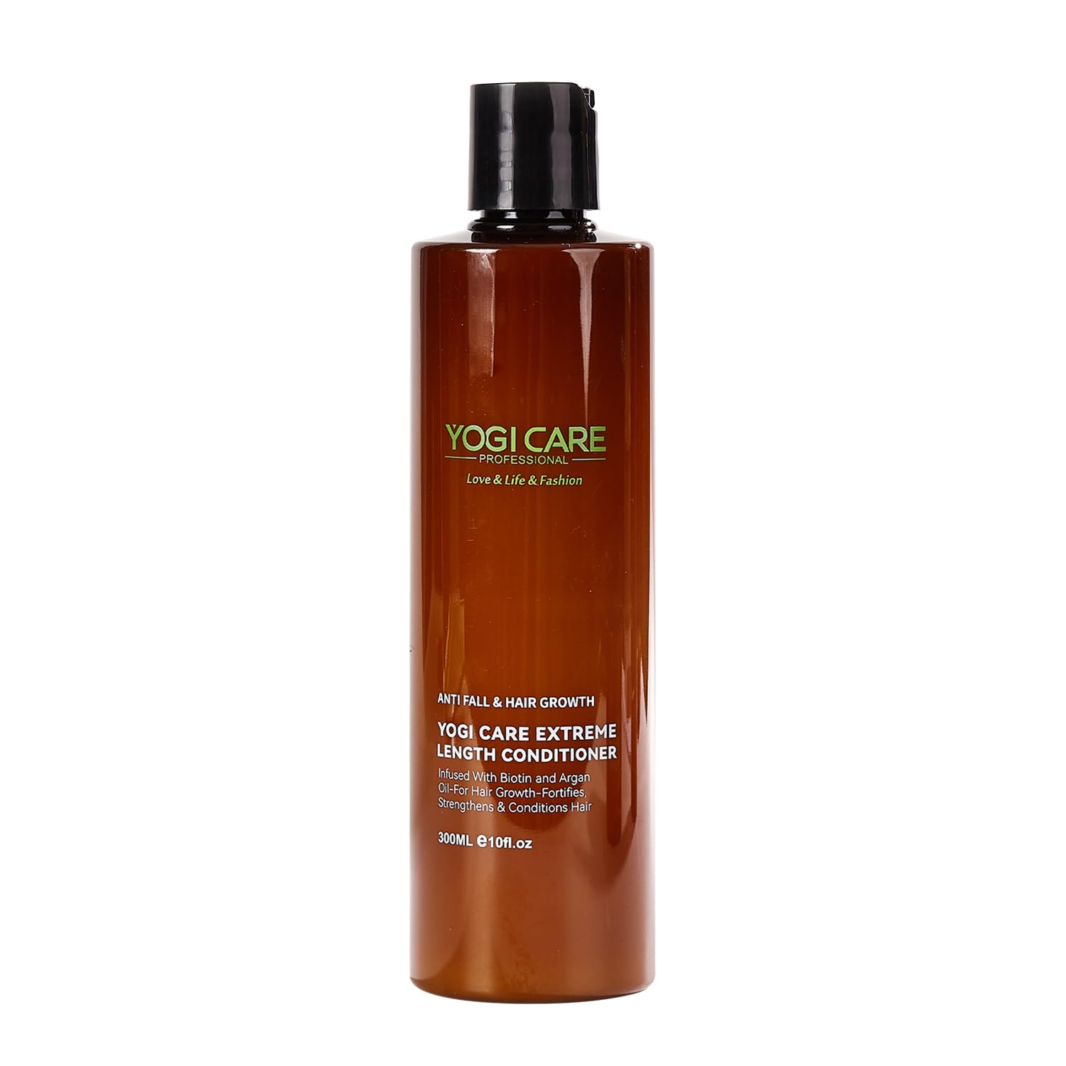 YOGI CARE Anti-Fall Conditioner bottle front showing silky, manageable hair benefits.