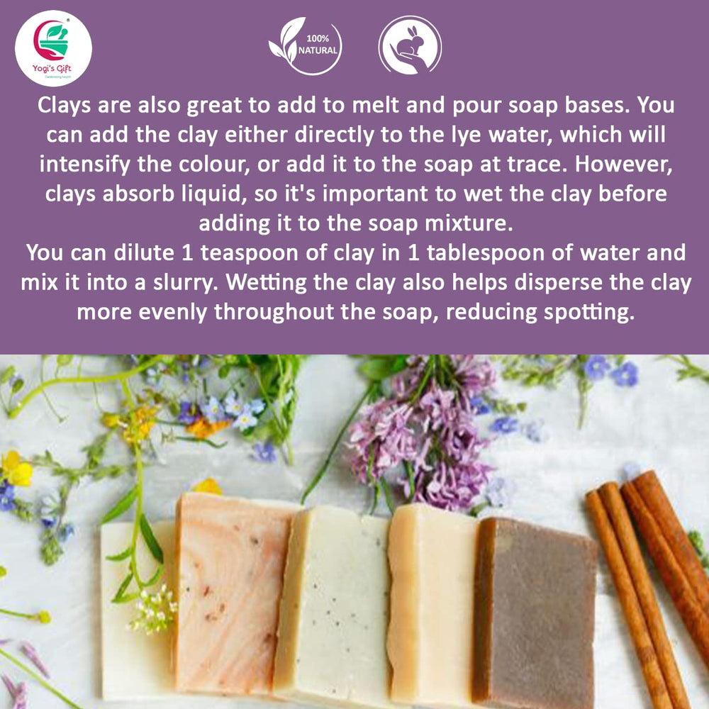 Yogi's Gift clay hair mask use for gentle scalp cleansing.