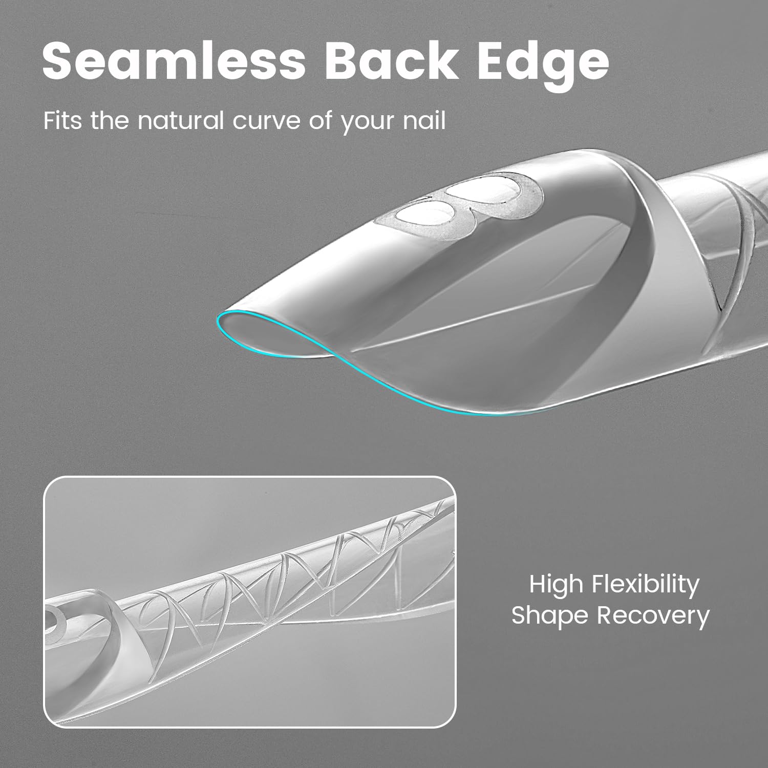 Built-in apex and balanced structure support strong, natural-looking nails