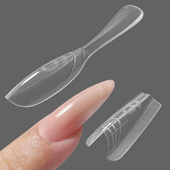 YOKE FELLOW sandwich nails dual form provides precise top and bottom shaping for extensions.