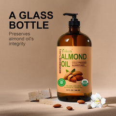 Yoken almond oil as massage oil for at-home spa sessions.