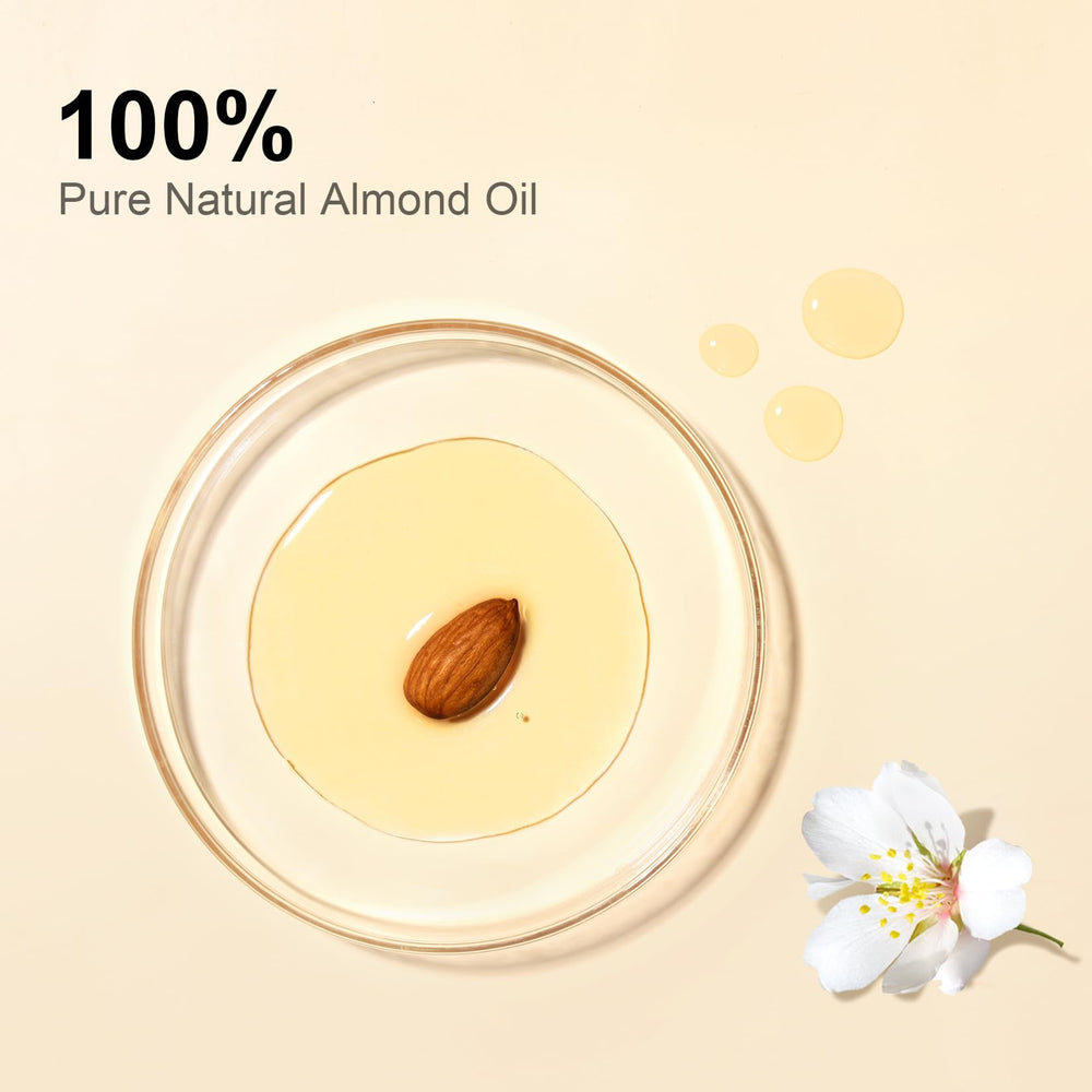 Yoken almond oil for skin provides deep hydration and a soft, smooth feel.