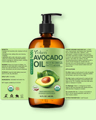 Yoken avocado oil used for hair care routine