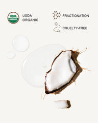 Yoken coconut oil liquid pour demonstrates easy dispensing for spa routines