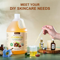 Yoken Jojoba Oil for skin care, providing lightweight moisture.