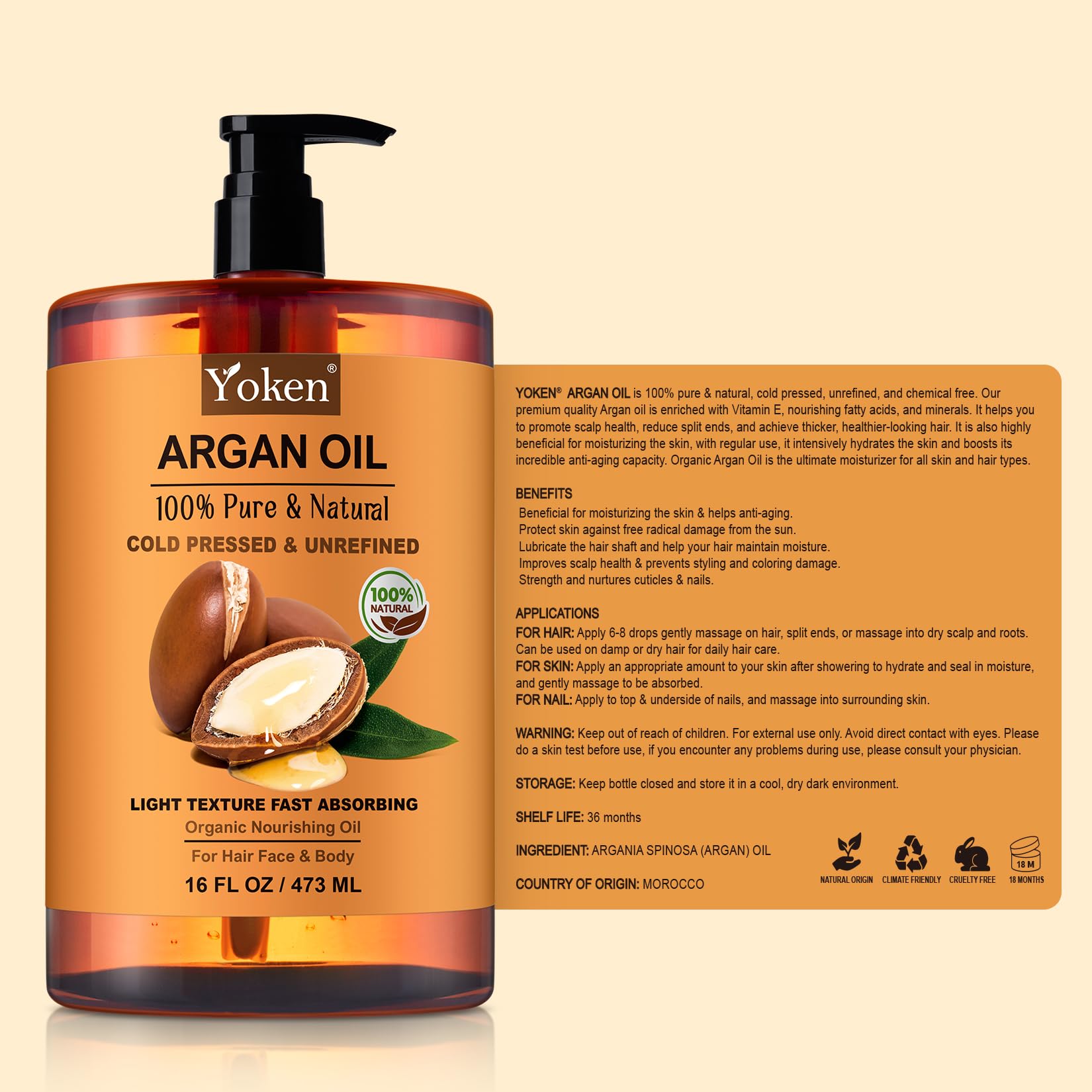 Multipurpose beauty routine with argan oil for face, body, and hair