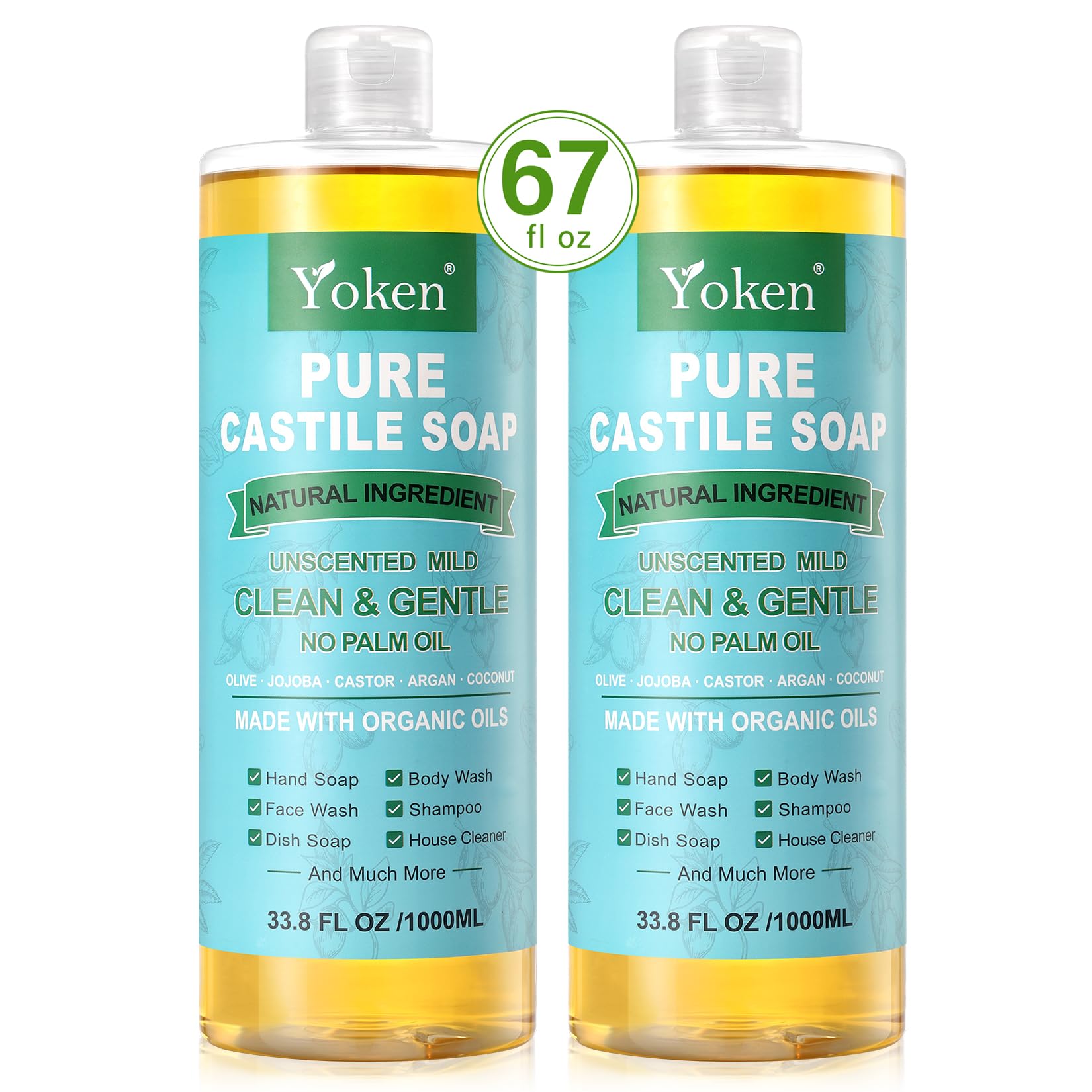 Eco-friendly Yoken soap with no palm oil and vegan ingredients