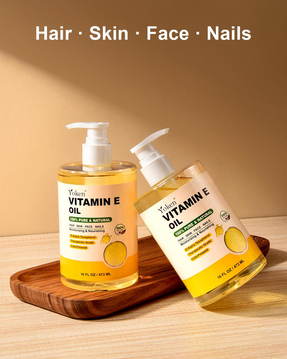 Yoken bulk Vitamin E oil supports DIY skincare projects