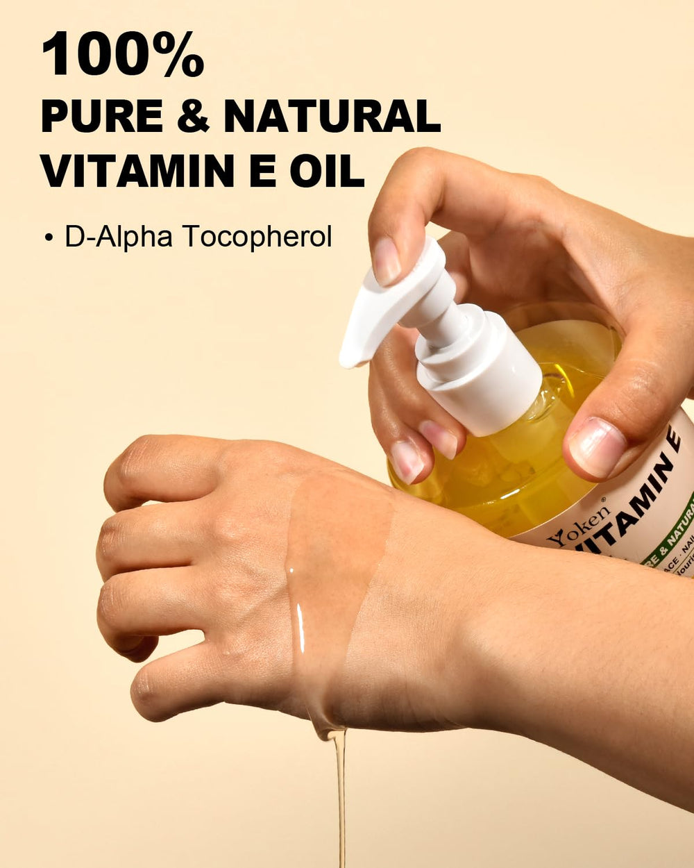 Yoken unscented vitamin E oil ideal for sensitive skin care