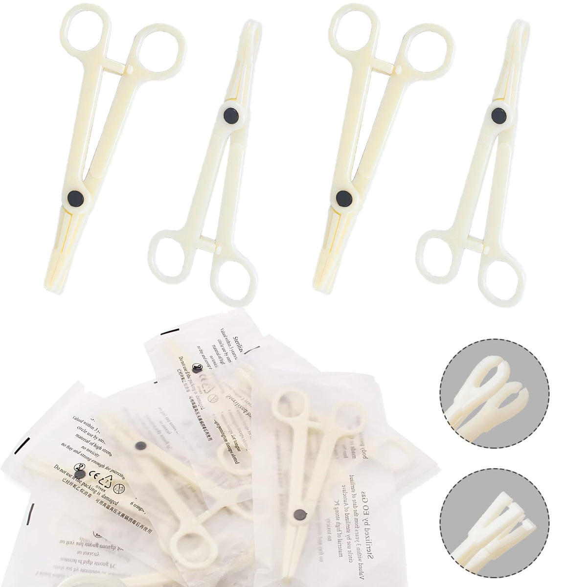 YONGDA piercing clamps with round-slotted design aiding precise needle placement