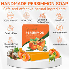 yoniagood Persimmon packaging shown as eco friendly for gifting or travel