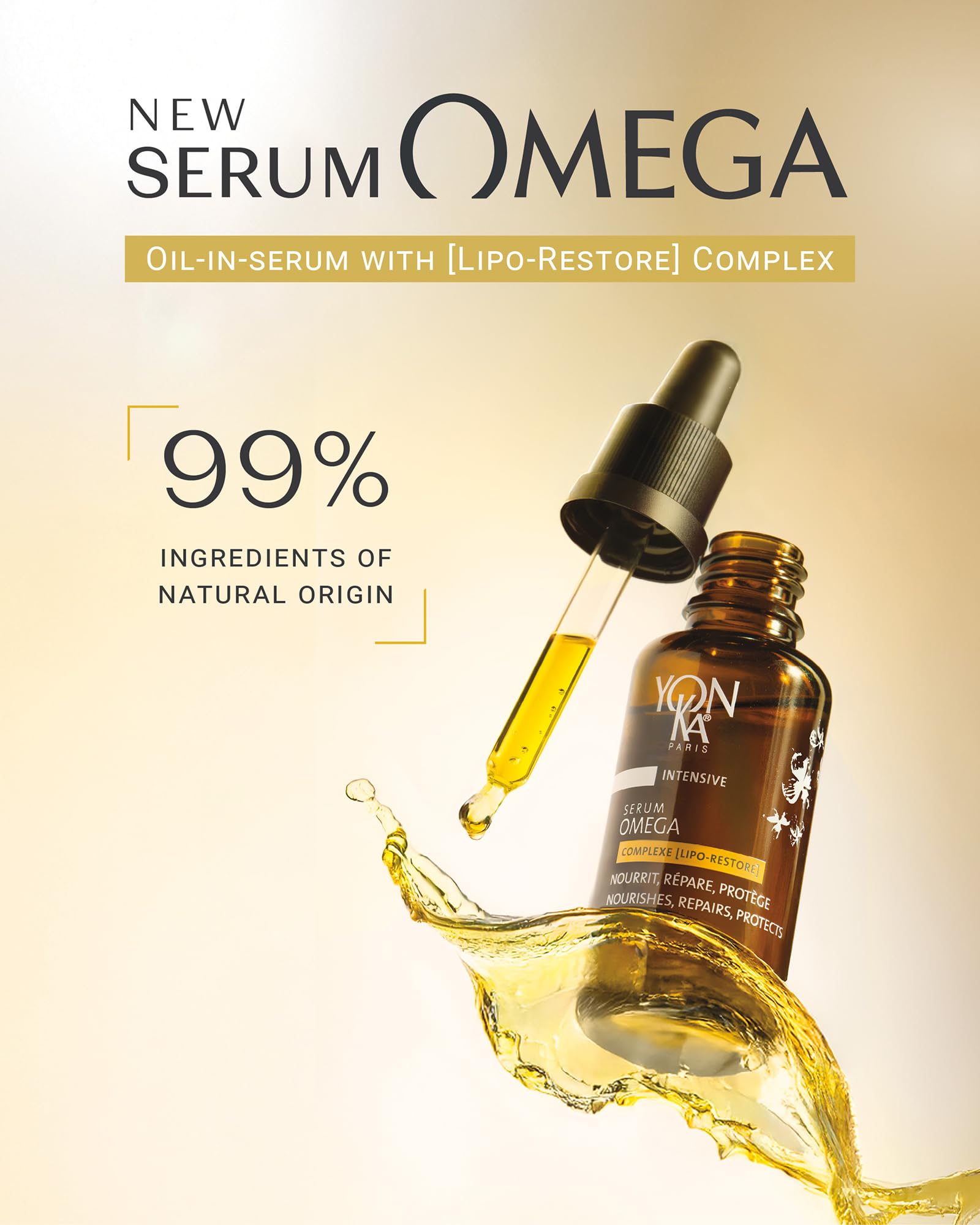 Made in France with 99% natural ingredients for a clean formulation.