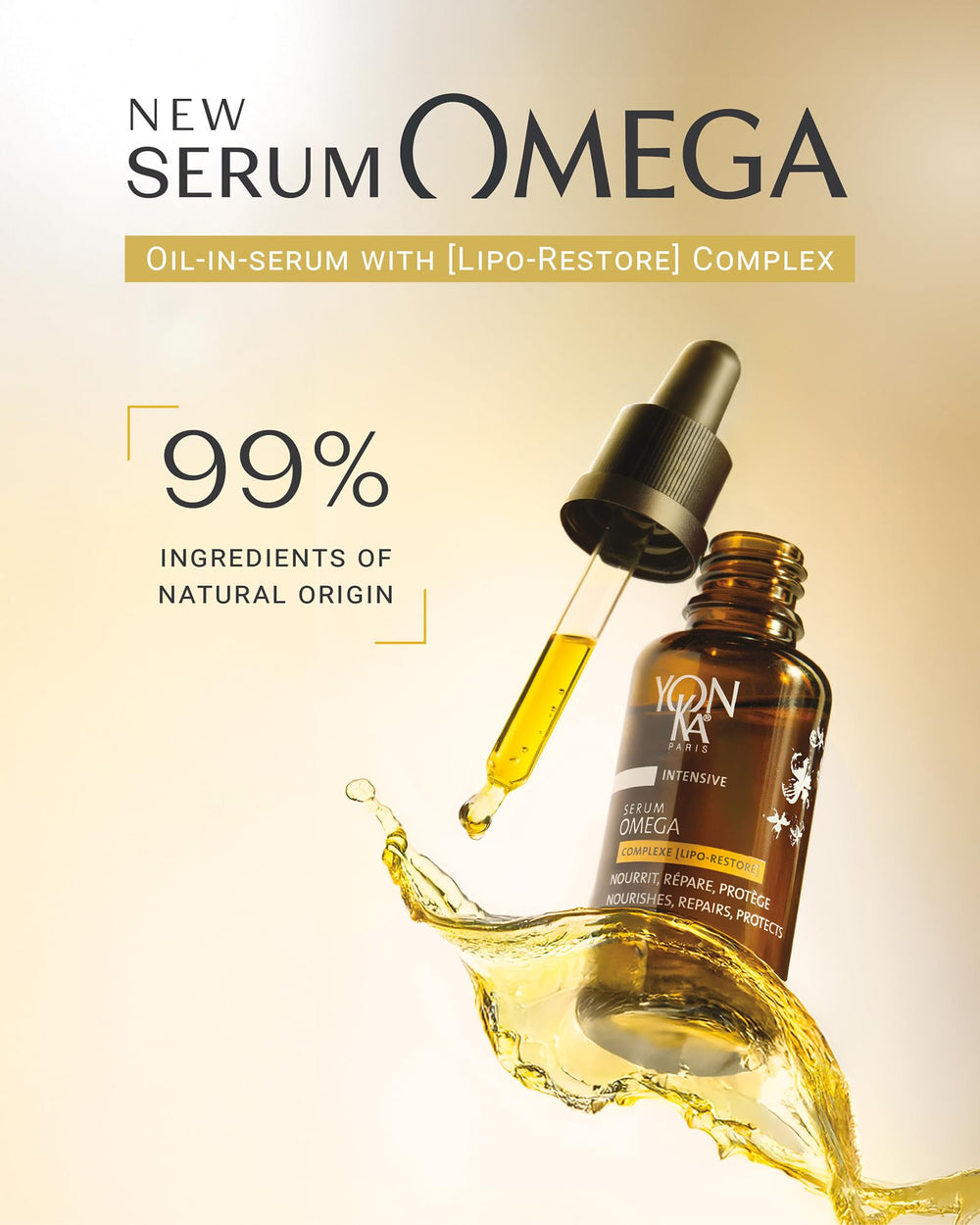 Made in France with 99% natural ingredients for a clean formulation.